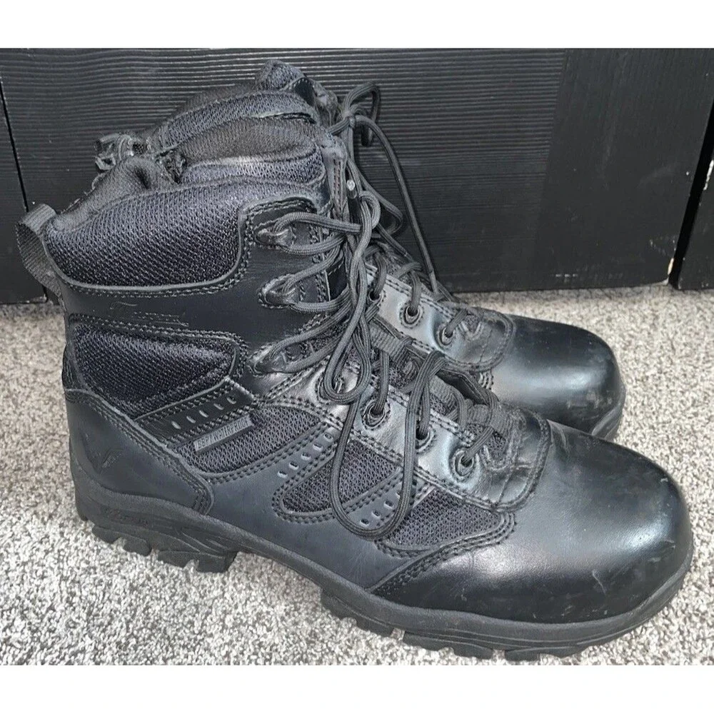 Thorogood 804-6190 Deuce Mens 9.5M Black Tactical Boots Comp Toe Waterproof